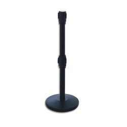 Poste doble cinta extensible aluminio