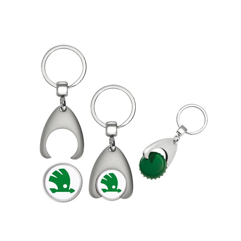 Llavero moneda para carro