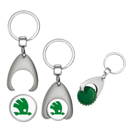 Llavero moneda para carro