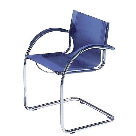 Silla acero cromado