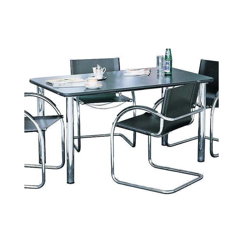 Mesa cromo rectangular