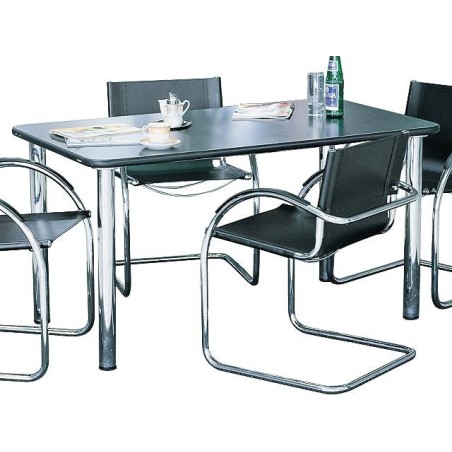 Mesa cromo rectangular
