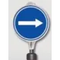 Señal para poste reflectante fijo