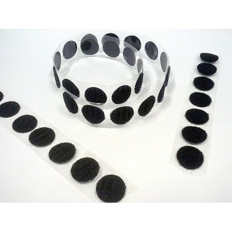 Puntos de velcro adhesivo