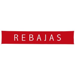 Pancarta Rebajas