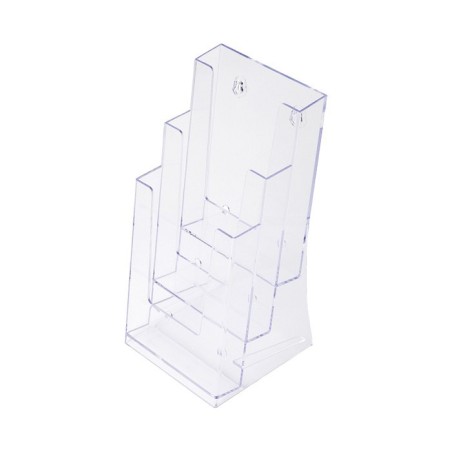 Porta folletos trípticos, 3 cuerpos