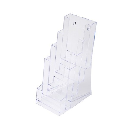 Porta folletos trípticos, 4 cuerpos