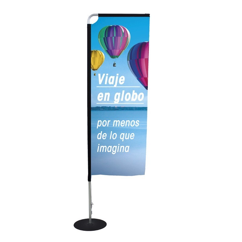 Set de Mástil, Base y Bandera forma L