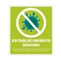 Adhesivos establecimiento seguro