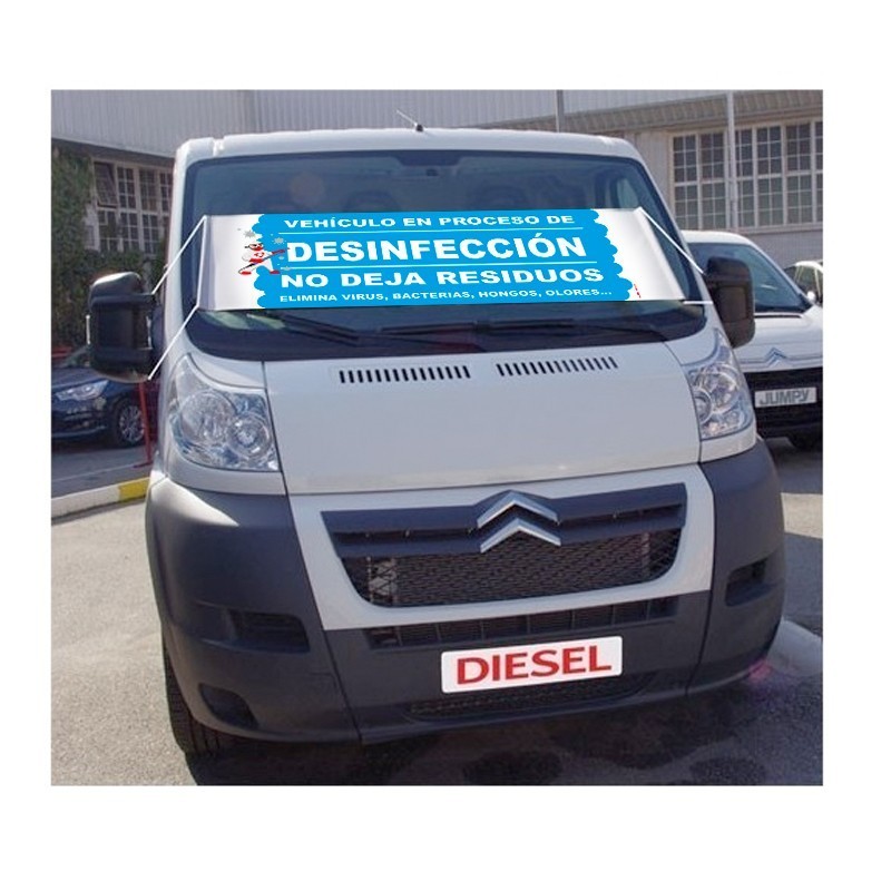 Lona Informativa parabrisas XL