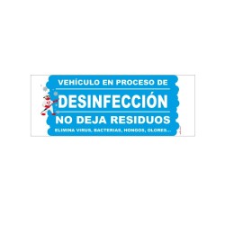 Lona Informativa parabrisas XL