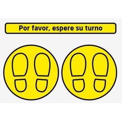 Adhesivos suelo, pack 3 unds.