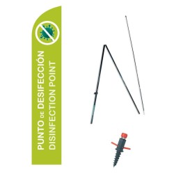 Kit bandera, base tierra