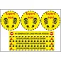 Pack 7 vinilos suelo, genéricos