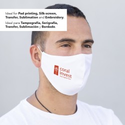 Mascarilla higiénica reutilizable, adulto. Modelo 2