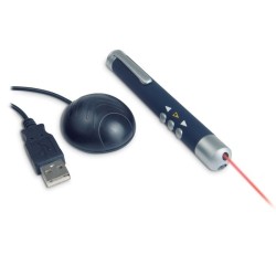 Puntero láser, control remoto