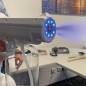 Pulverizador con luz desinfectante