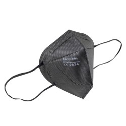 Mascarilla de protección FFP2, negra