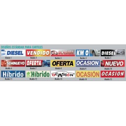 Mástil informativo curvado, gris