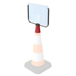 Porta Cartel Cono A4