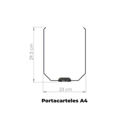 Porta carteles A4