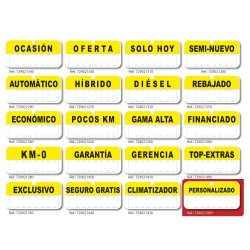 Cifras intercambiables gigantes