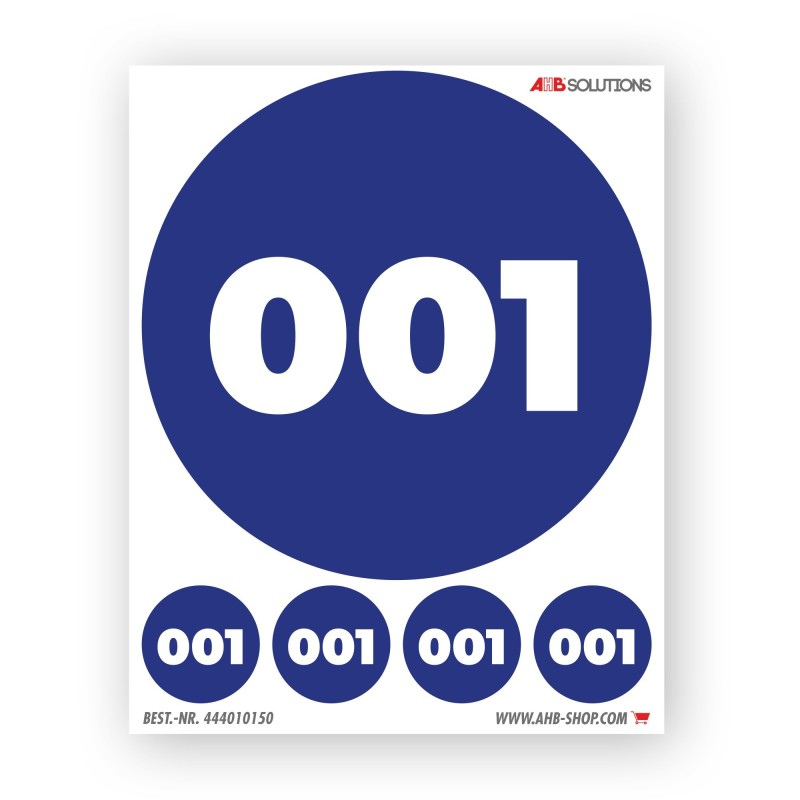 Adhesivos identificación, Set 300 unds.