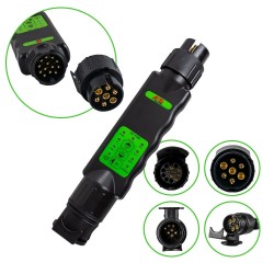 Comprobador luces de remolque, 7/13 pins