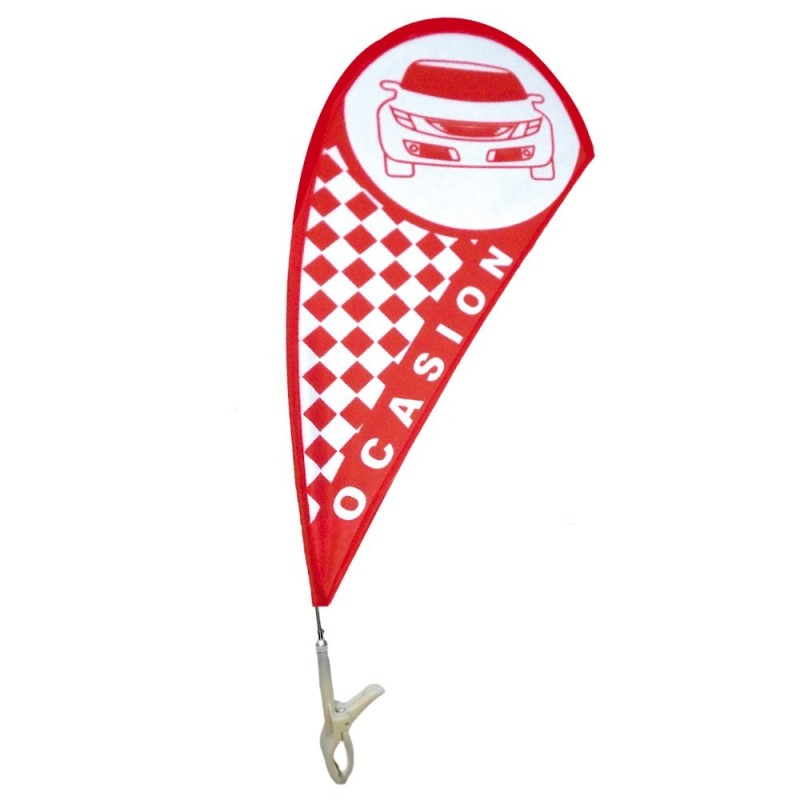 Banderín ventanilla, pinza