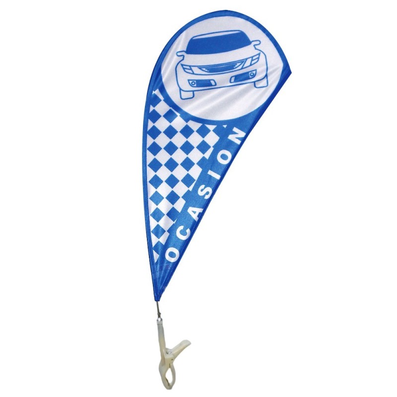 Banderín ventanilla, pinza