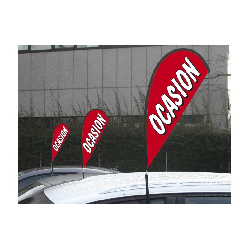 Banderín ventanilla, pinza