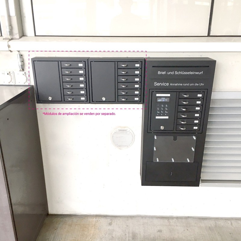 Sistema para recogida y entrega de llaves 24 horas