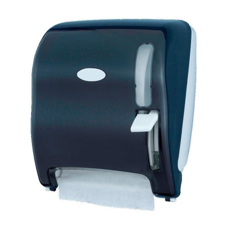 Dispensador de papel con palanca
