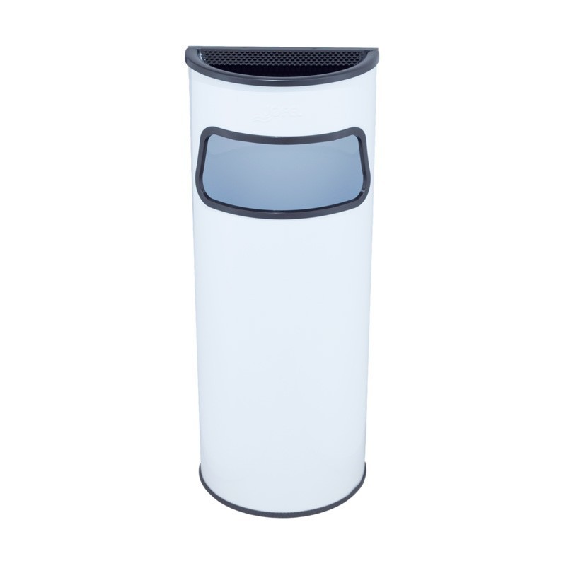 Cenicero papelera media luna 15l