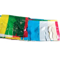 Flecos multicolor, tira de 25m