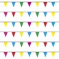 Cadena banderines tela colores
