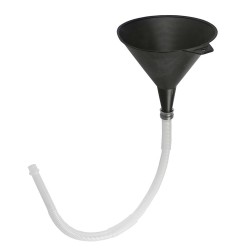 Embudo con tubo flexible