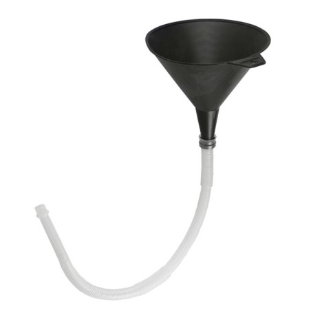 Embudo con tubo flexible