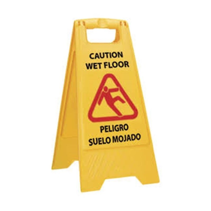 Señal Aviso Español - Inglés
