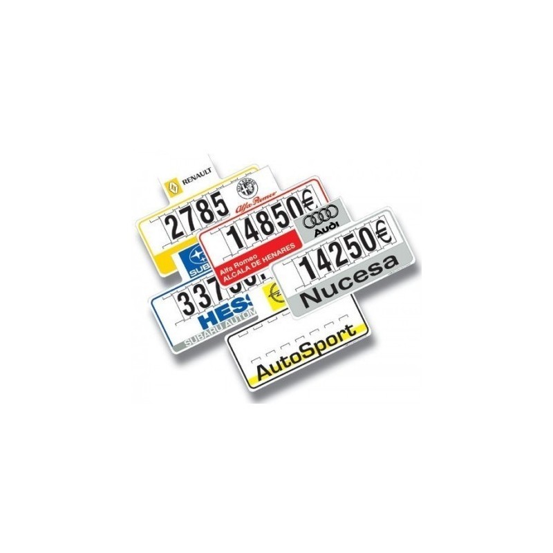 Cifras Intercambiable personalizado
