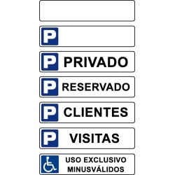 Señales para parking