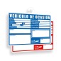 Cartel PVC con gancho