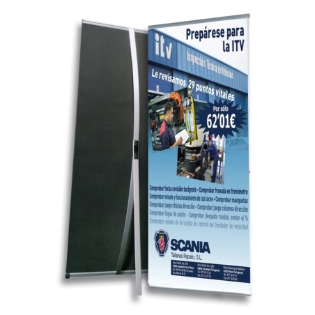 Expositor pancarta elegance