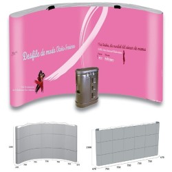 Pop-up 5x3 curvo o recto