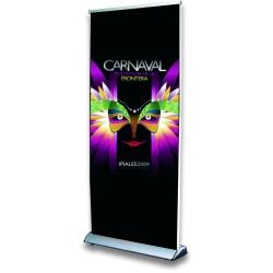 Expositor Roll-up Dos cara o Scroll