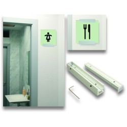 Señalización perfil aluminio