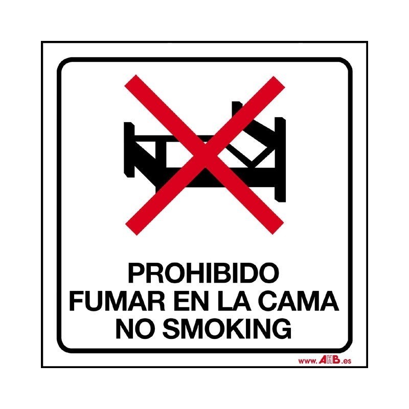 Prohibido fumar en la cama