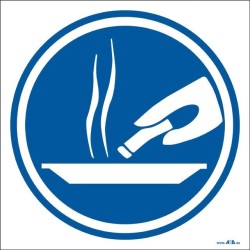 Es obligatorio apagar el cigarrillo