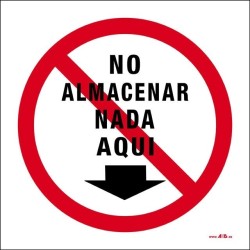 No almacenar nada aquí