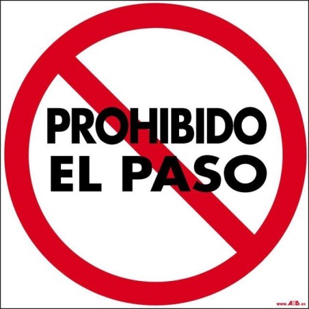 Prohibido el paso